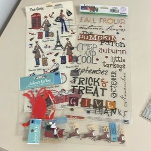 Assorted stickers